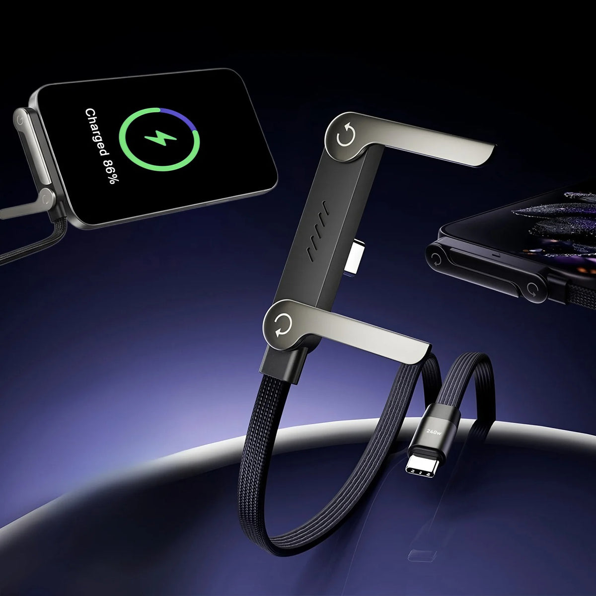 Phone Stand Charging Cable